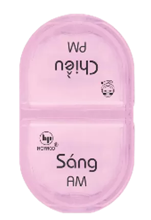 Hộp Đựng Thuốc 2 Ngăn